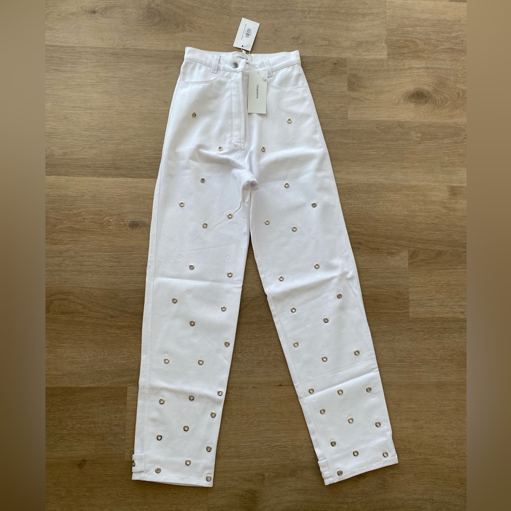 Chakshyn Grommet Jeans, XS, S, M, L.